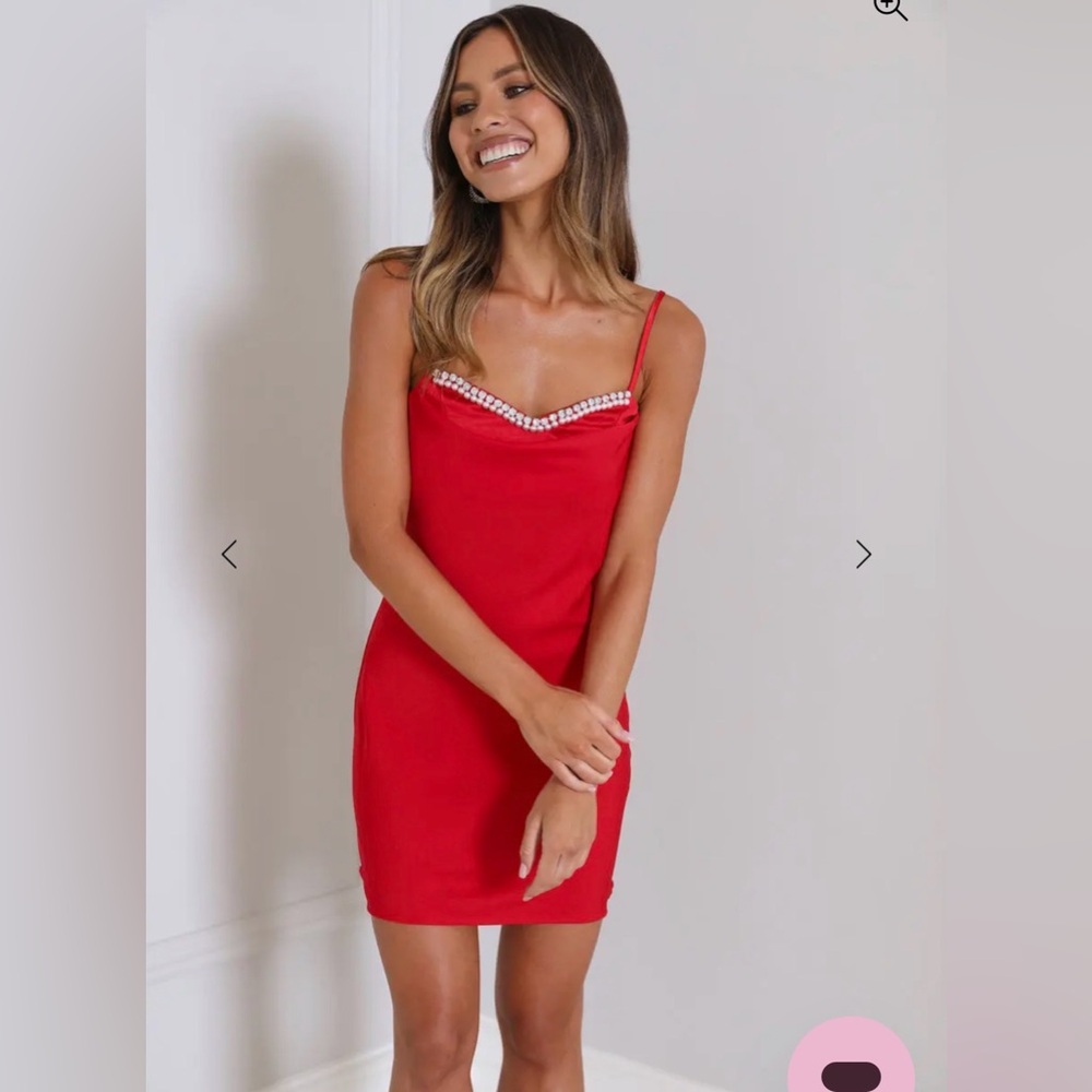 Hello Molly Red Mini Dress